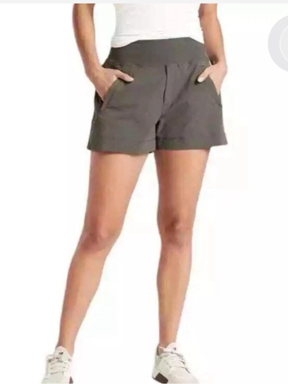 Athleta Trekkie North Shorts in Mountain Olive - Picture 4 of 14